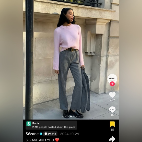 La Maille Sezane Sama Jumper in Light Pink Size L✨ - Picture 7 of 13